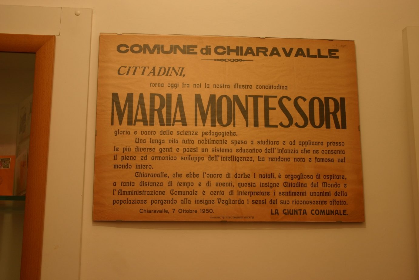 Centro Studi Casa Natale Maria Montessori, Chiaravalle, Ancona, Italy - 11.JPG